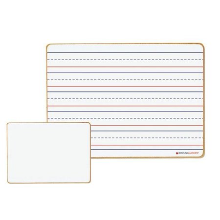 DOWLING MAGNETS Dowling Magnets DO-72500025 12 x 8.75 in. Magnetic Dry-Erase Lined & Blank Board DO-72500025